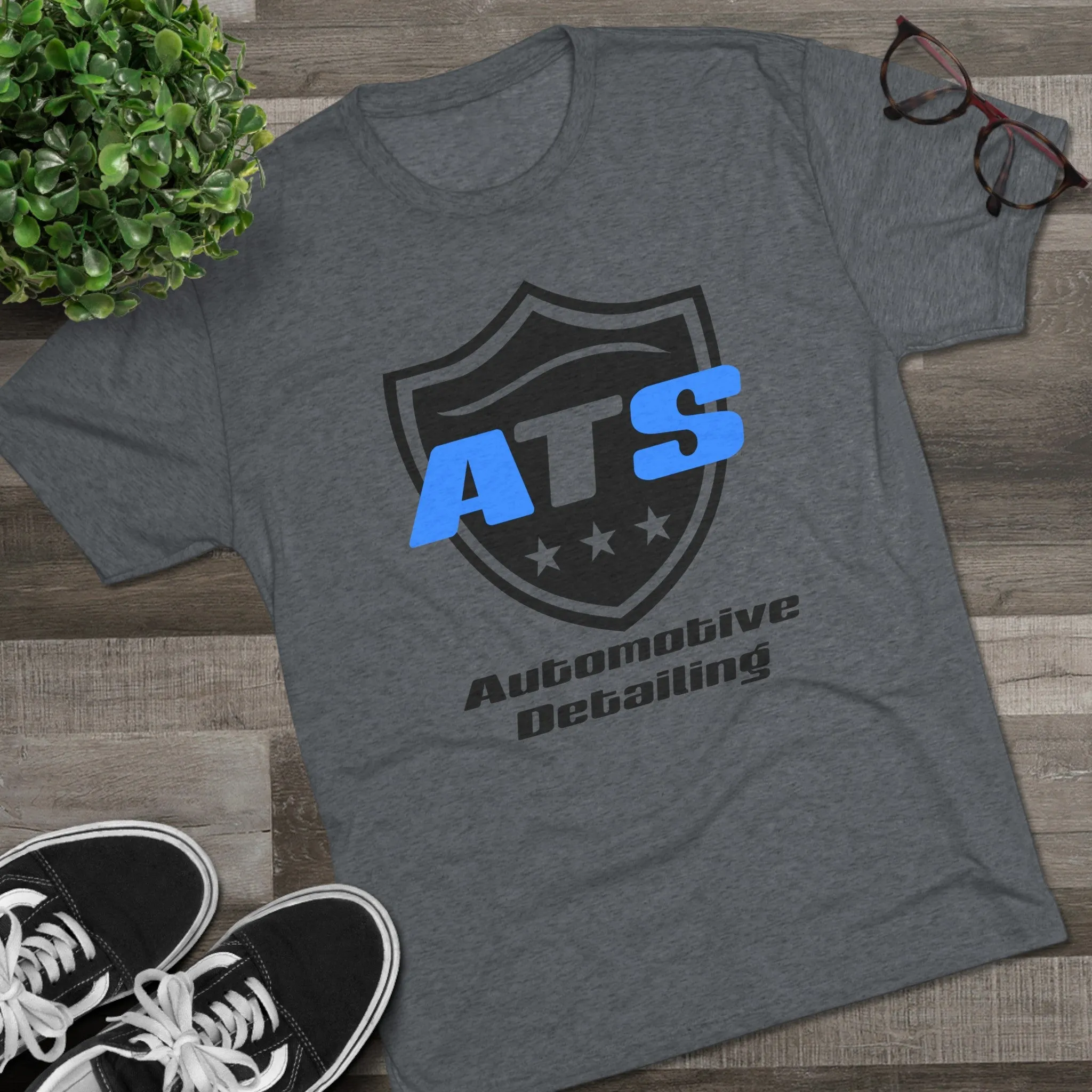 ATS Auto Detailing Unisex Tri-Blend Crew Tee