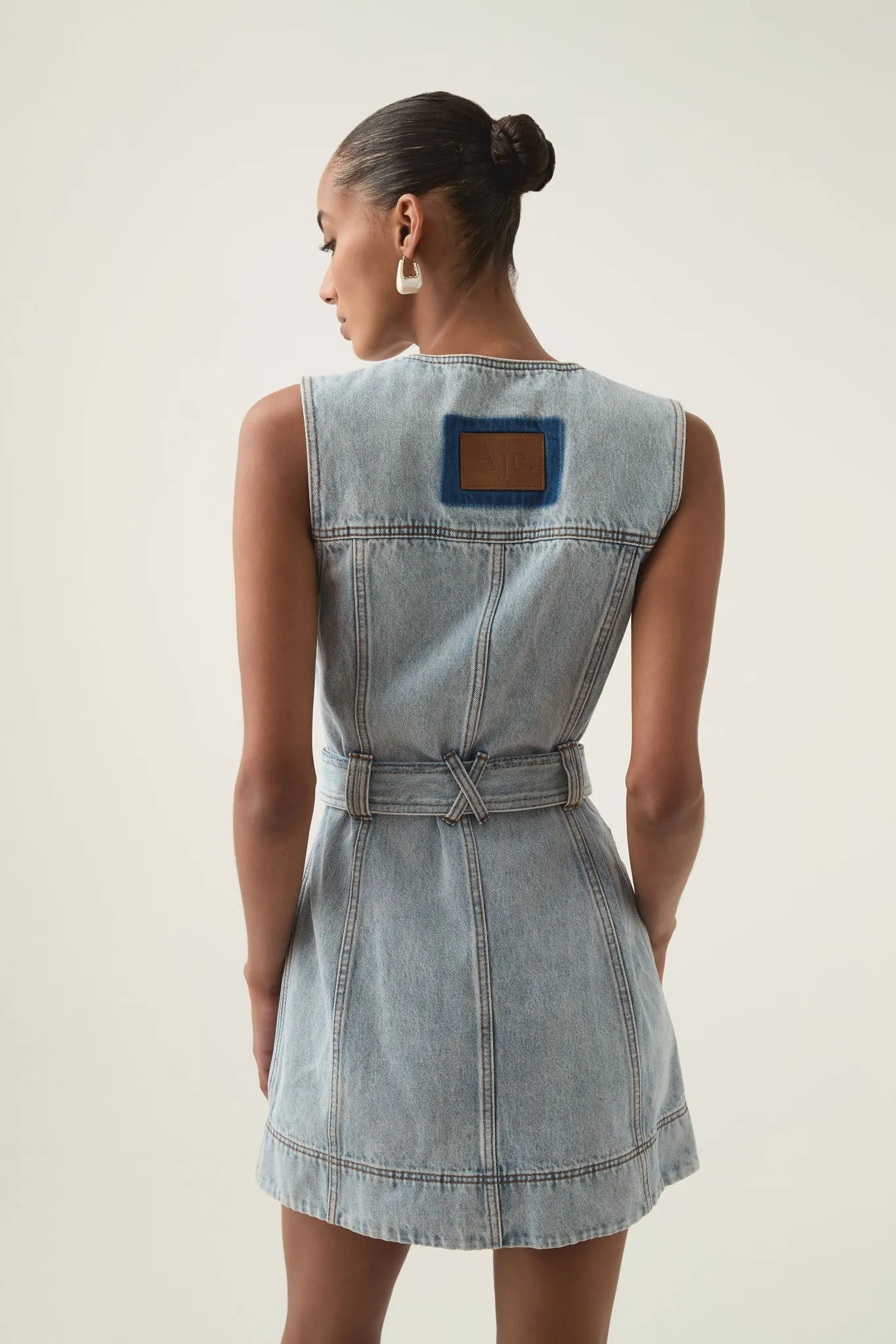 Aura Denim Mini Dress