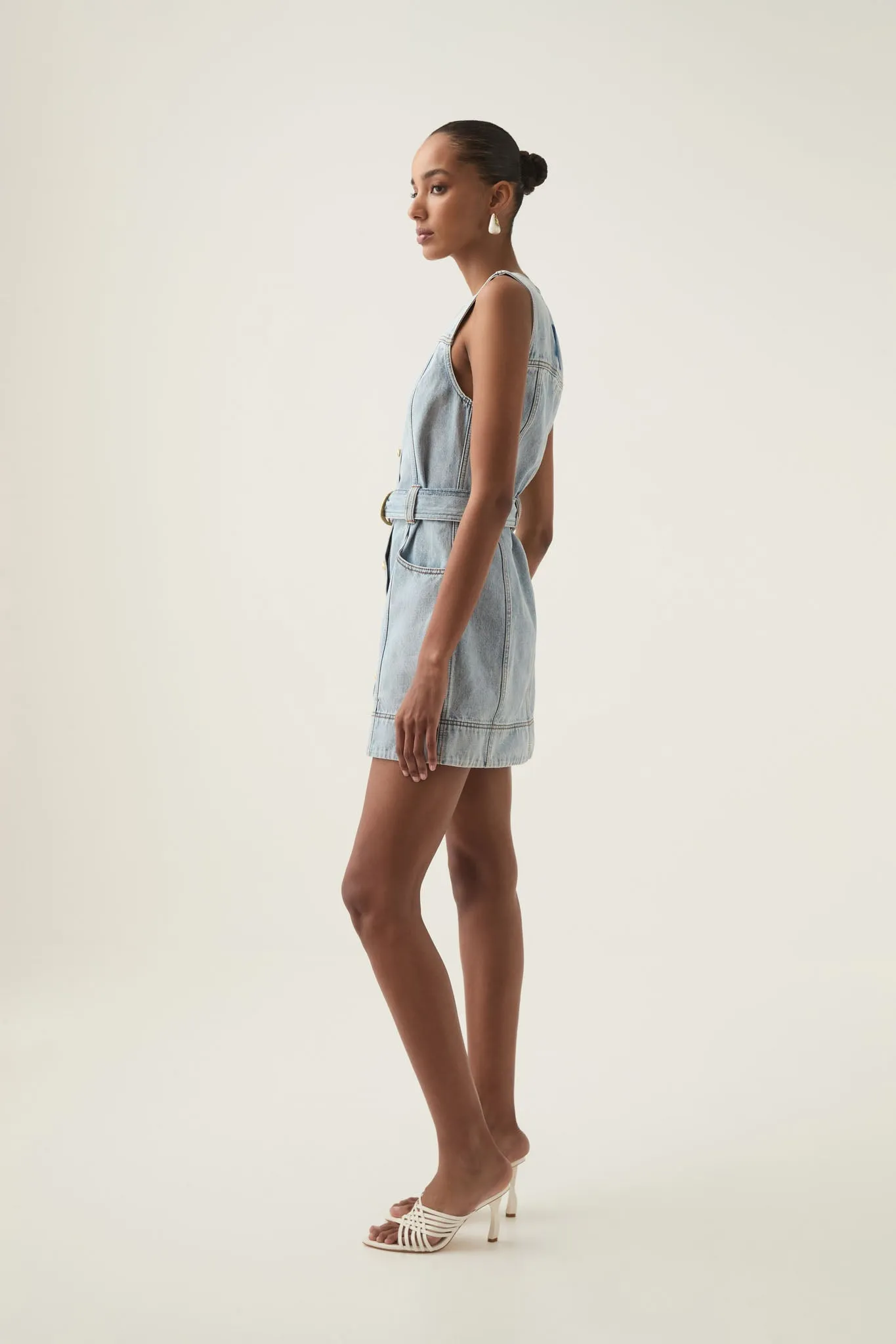Aura Denim Mini Dress