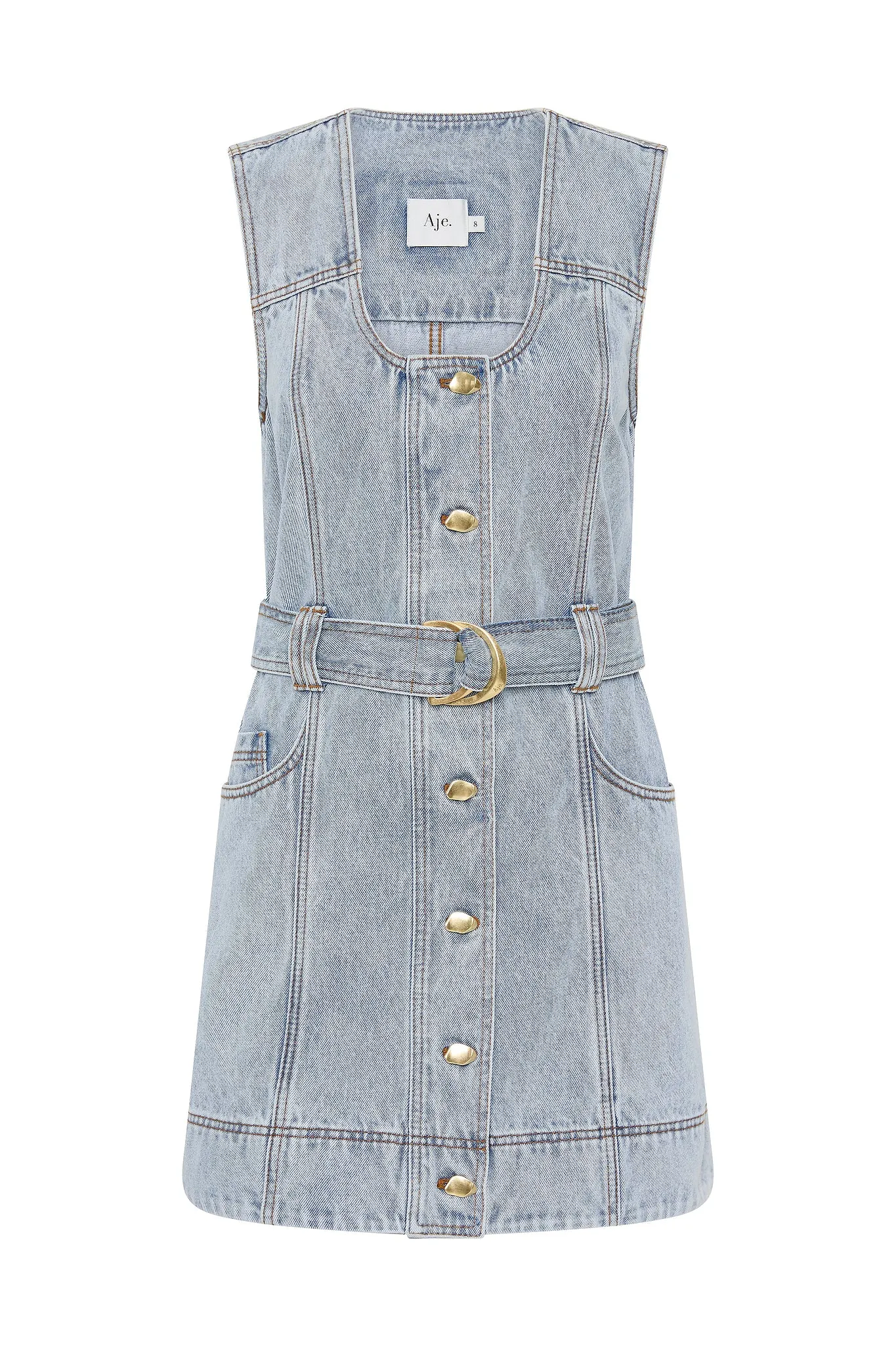 Aura Denim Mini Dress