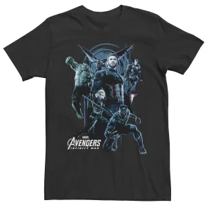 Avengers: Infinity War Men's Team Tee Licensed Character