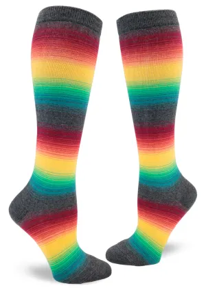Awesome Stripe Knee Socks