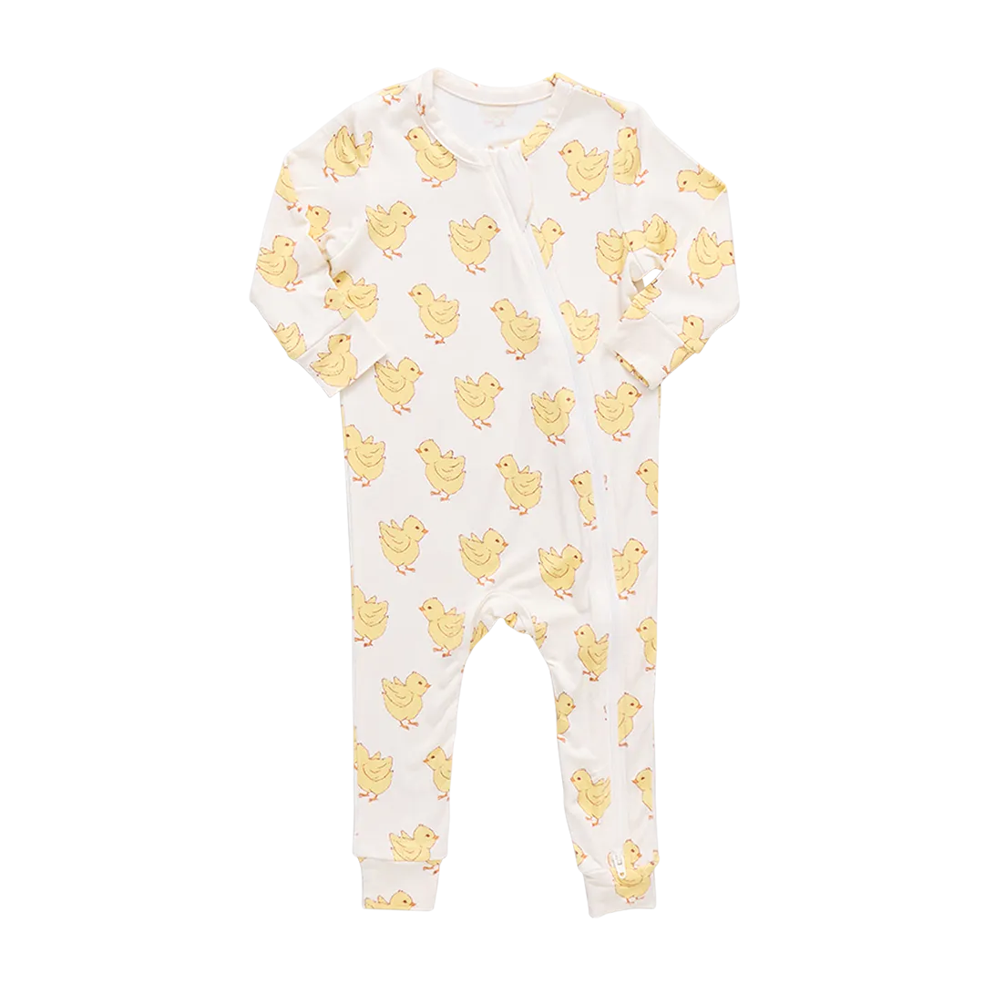 Baby Bamboo Romper - Chicks