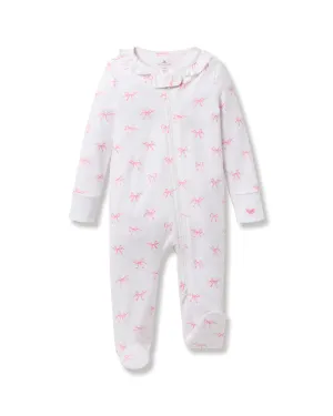Baby Pima Bow Footie