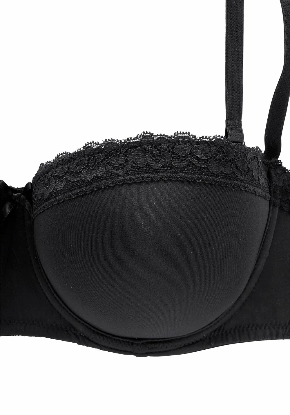 Balconette bra Sliver bra, black