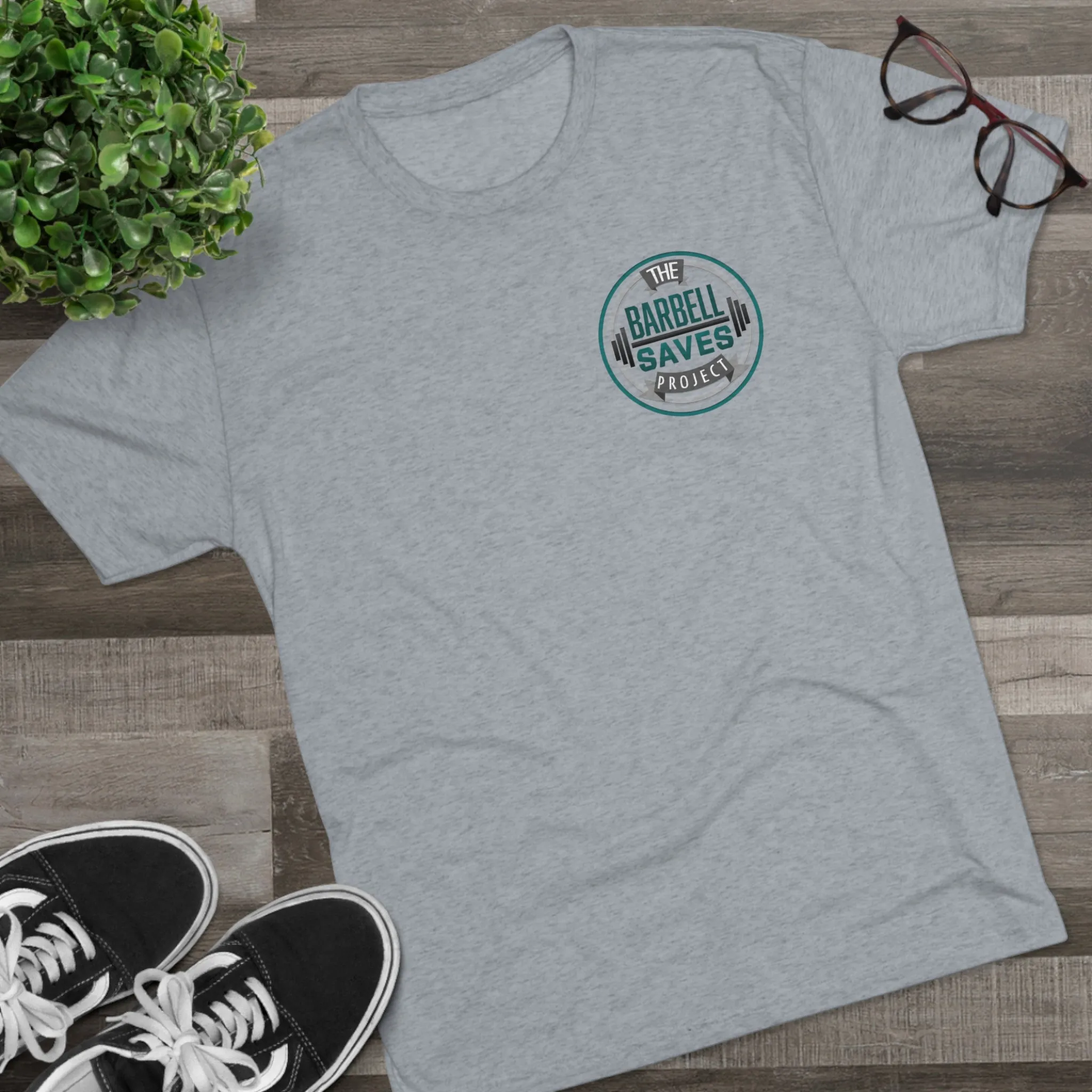 Barbell Saves TriBlend Tee