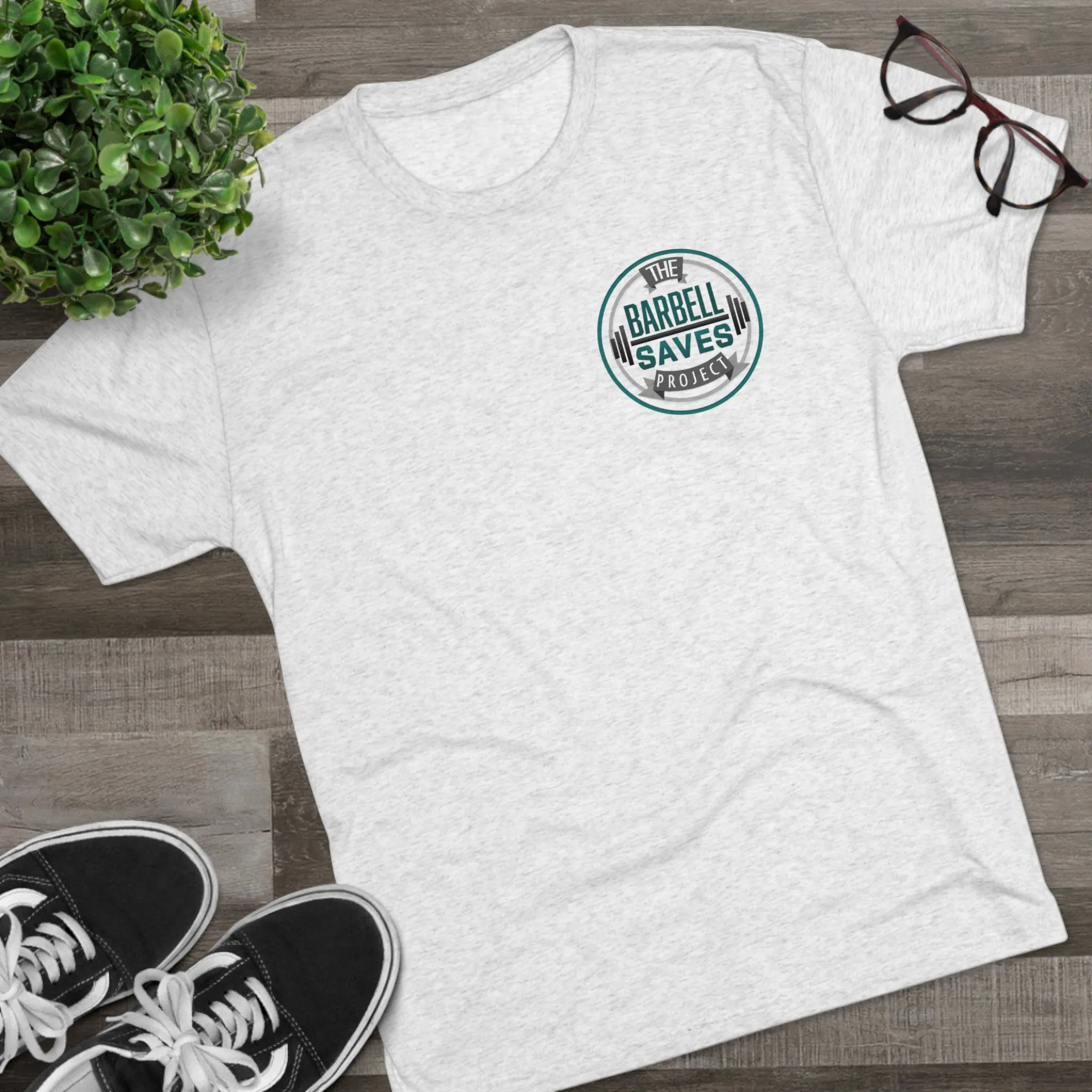 Barbell Saves TriBlend Tee