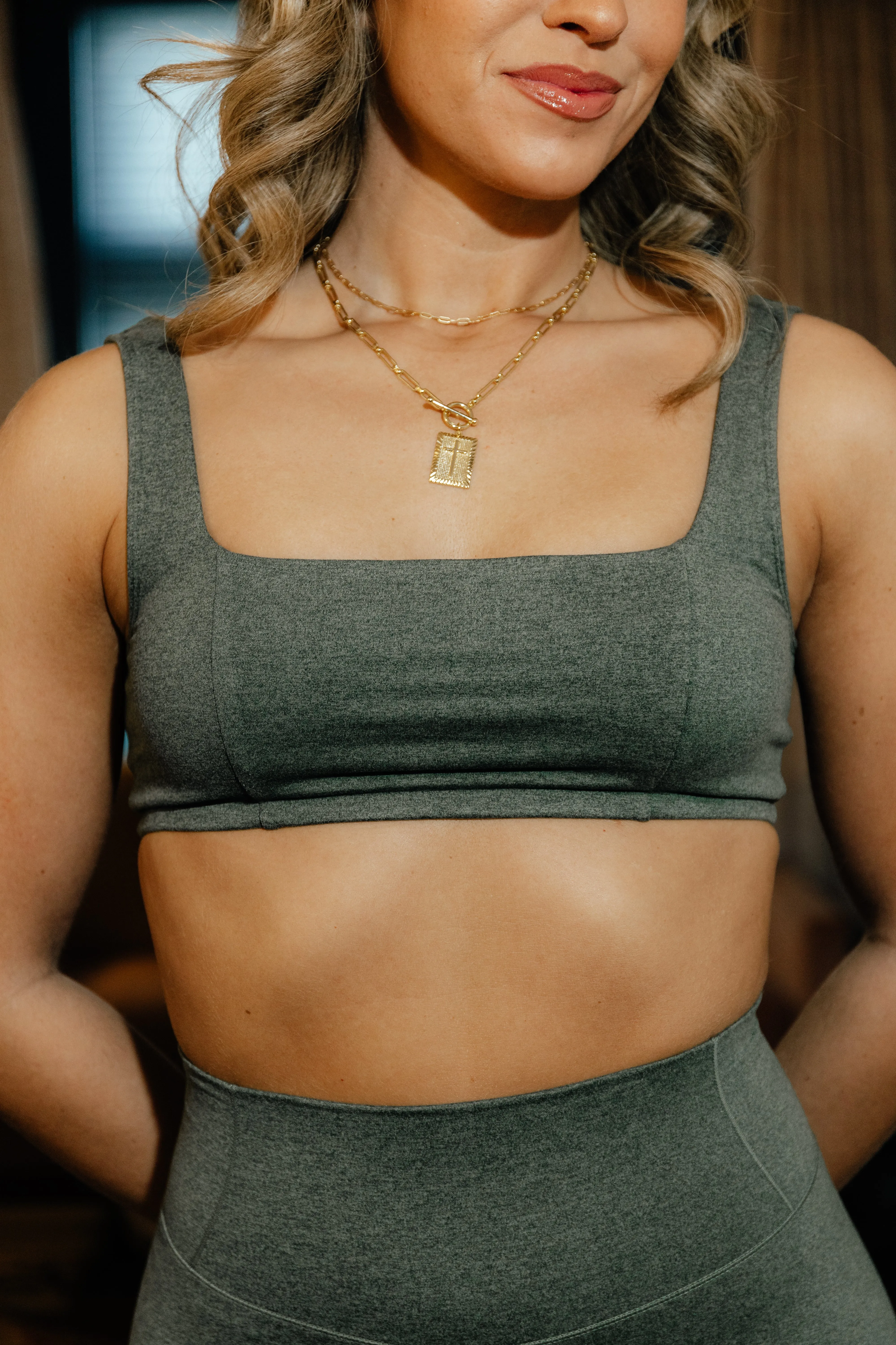 Bare Form Straight Neck Bra