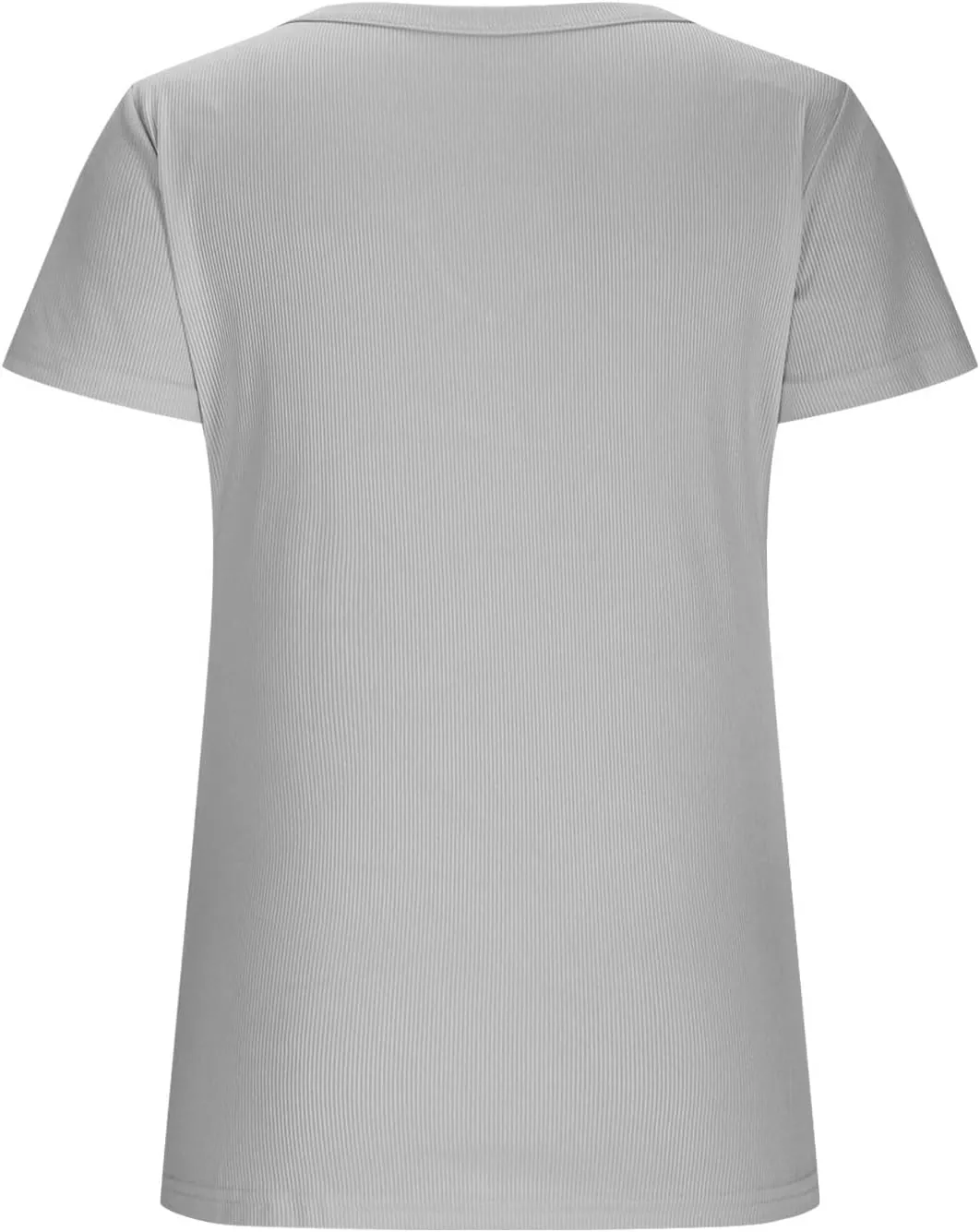 Basic Womens V Neck Short Sleeve T Shirt Knit Slim Fit Tees 2025 Summer Y2k Going Out Tops Sexy Tight Shirts