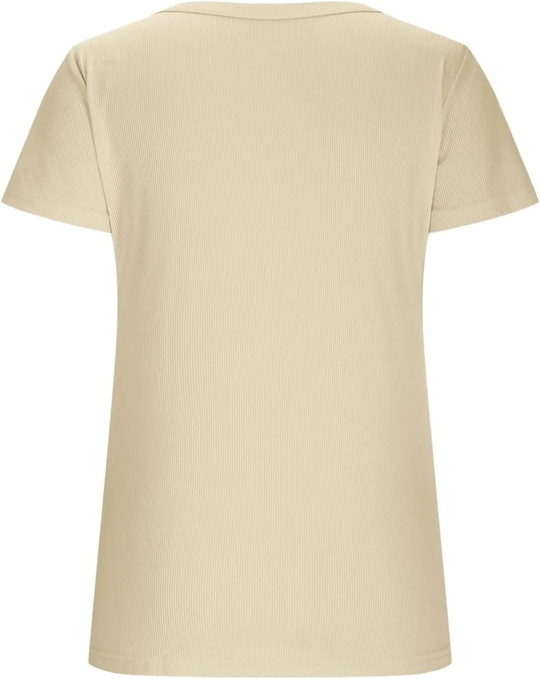 Basic Womens V Neck Short Sleeve T Shirt Knit Slim Fit Tees 2025 Summer Y2k Going Out Tops Sexy Tight Shirts
