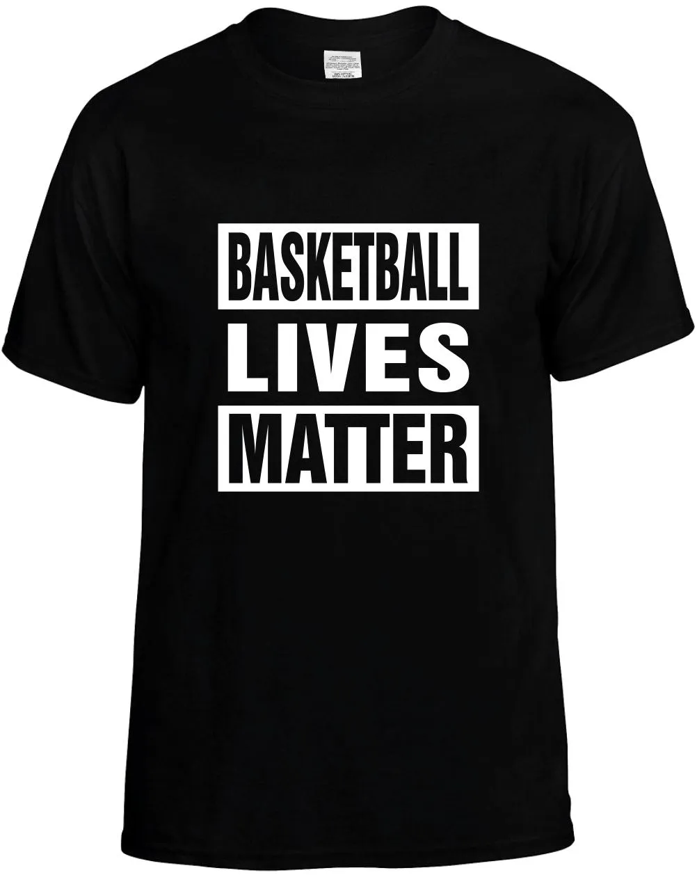 Basketball Lives Matter Unisex T-Shirt Novelty Graphic Tee Shirt