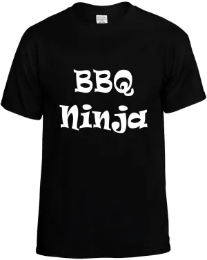 Bbq Ninja Humorous Cool Unisex T-Shirt Novelty Graphic Tee Shirt