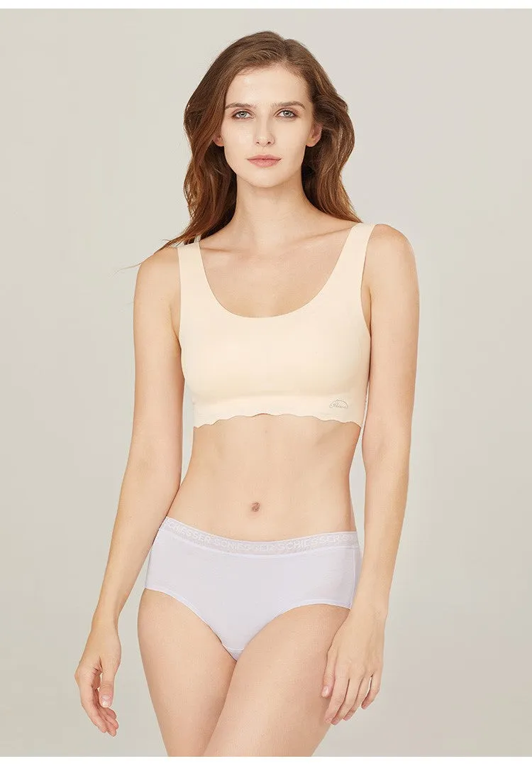 Becover Collection-Women's 80s Tencel Modal Basic Pure Color Hipster Panties
