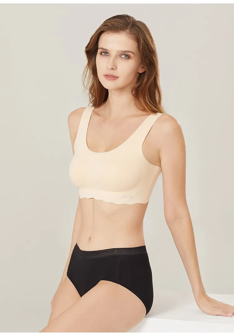 Becover Collection-Women's 80s Tencel Modal Basic Pure Color Hipster Panties