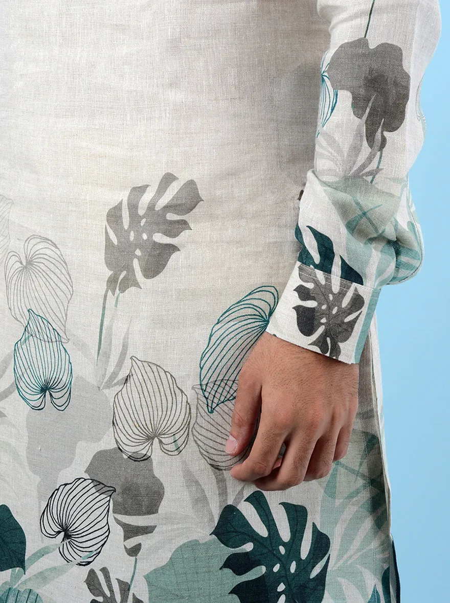Beige  Kurta Pajama | TULA