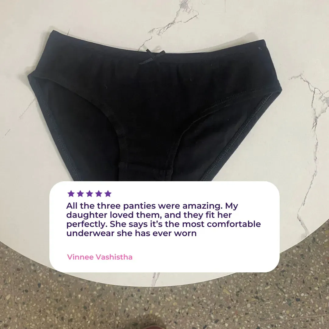 Bikinis | Low Waist | Moderate Coverage | Quick-Drying & Moisture-Absorbing | Prevents Visible Panty Lines | Pack Of 6