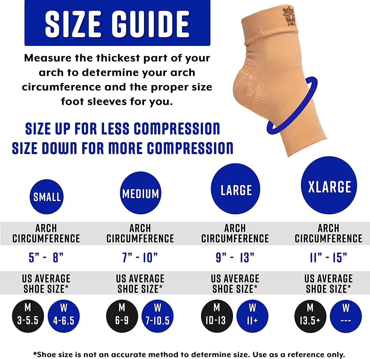 Bitly Plantar Fasciitis for Women & Men Socks Foot & Ankle Compression Sleeve, Nude, M Medium Beige 1
