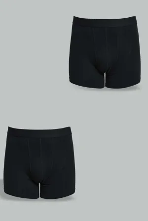 Black Hipster Brief For Men (Pack of 2)