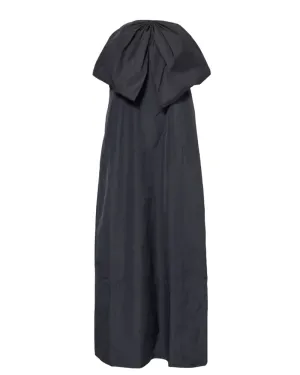 Black Striped Dance Floor Gown