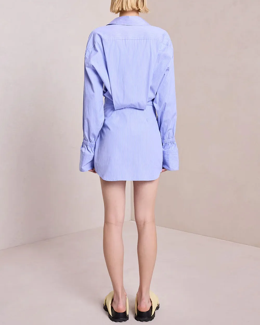Blue and White Monica Dress