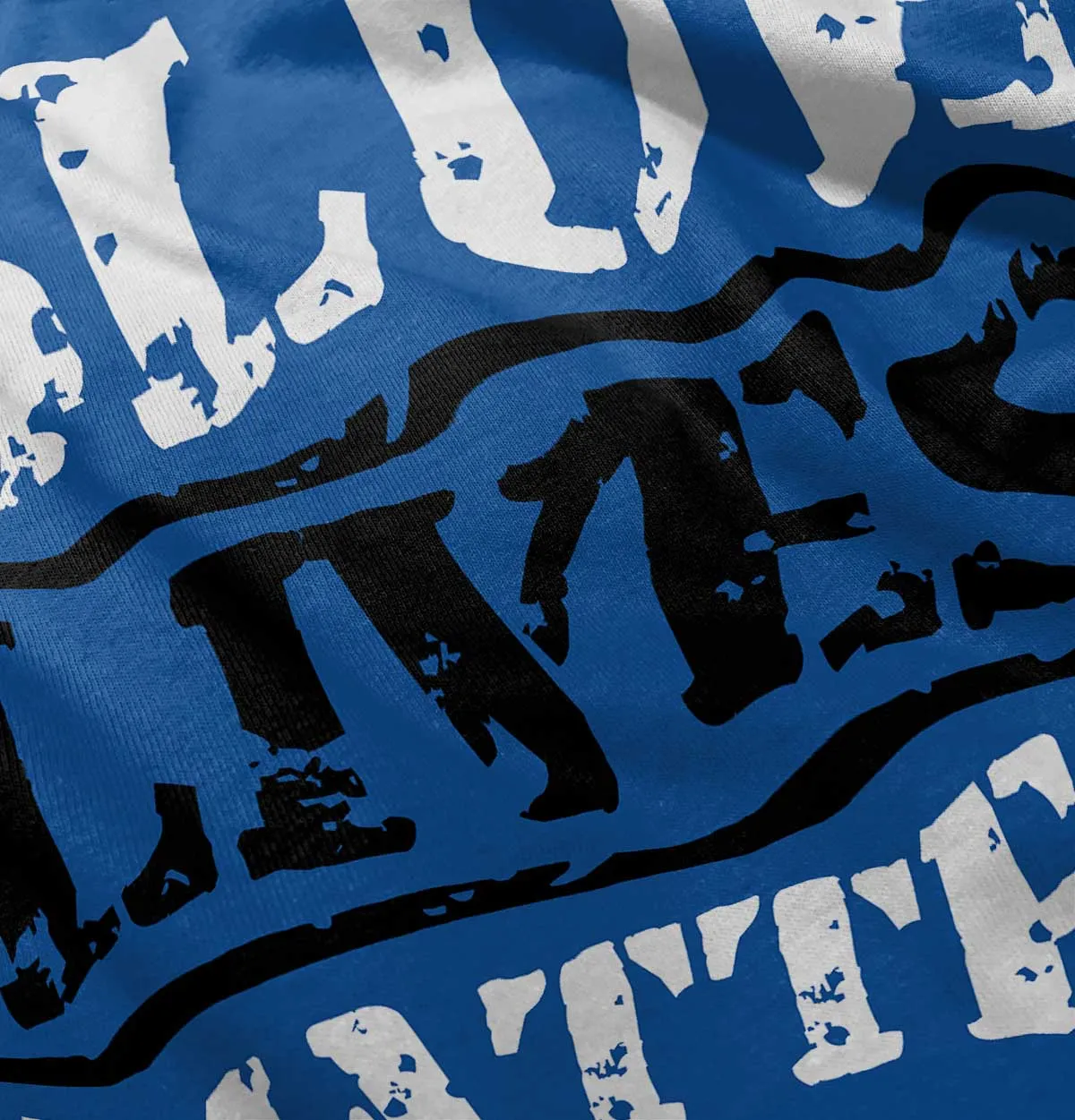 Blue Lives Matter Bold Junior Fit V-Neck T-Shirt