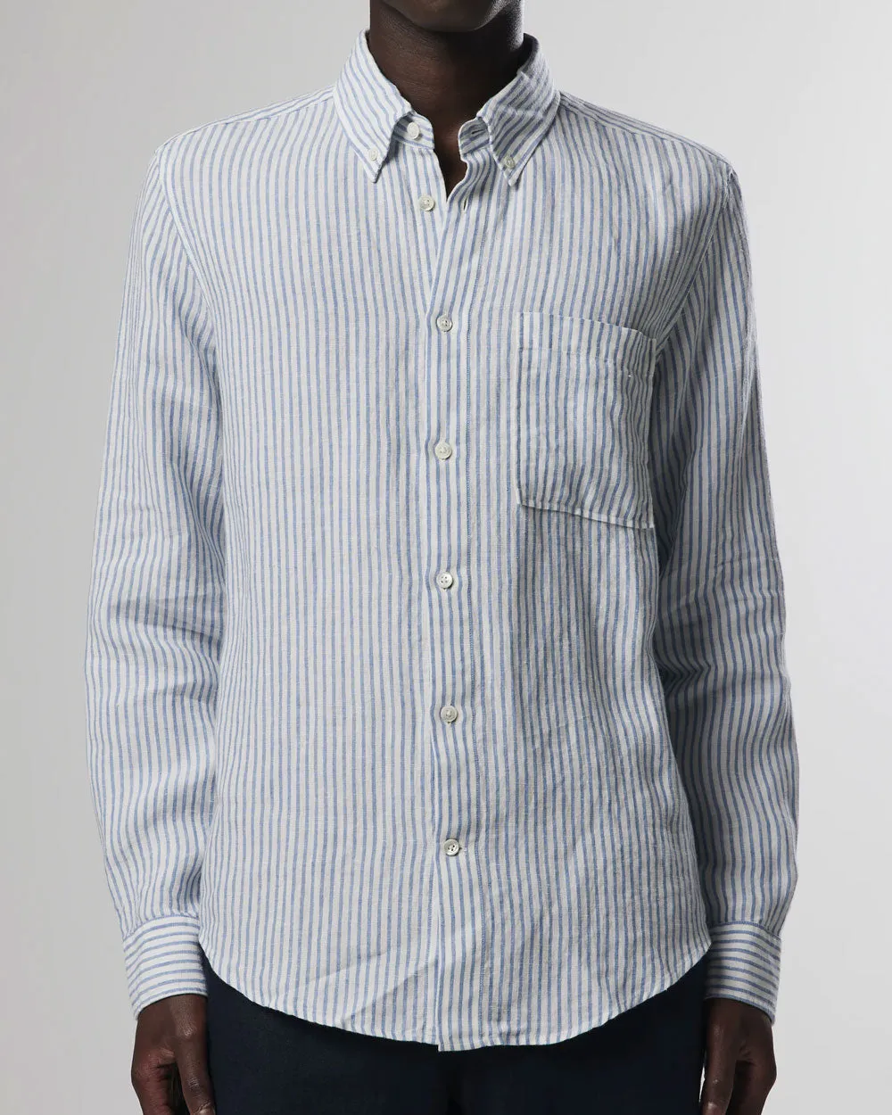 Blue Stripe Arne Sport Shirt
