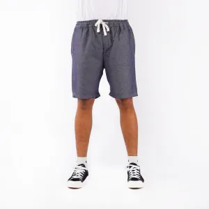 Bobson Japanese Men's Basic Non-Denim Jogger Short Mid Waist 155512 (Light Blue)
