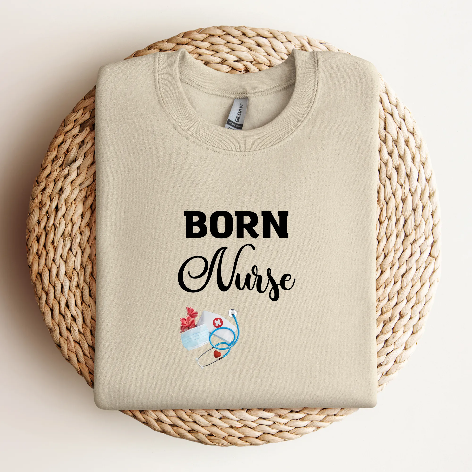 Born Nurse Unisex Tee, Nurse Shirts, Nursing Shirt, Nurse Gifts, Nurse Tee Sleep T-shirt Nurse gift Nurse Shirt, Nurse Gift, Funny Nurse Shirt, Healthcare Gift
