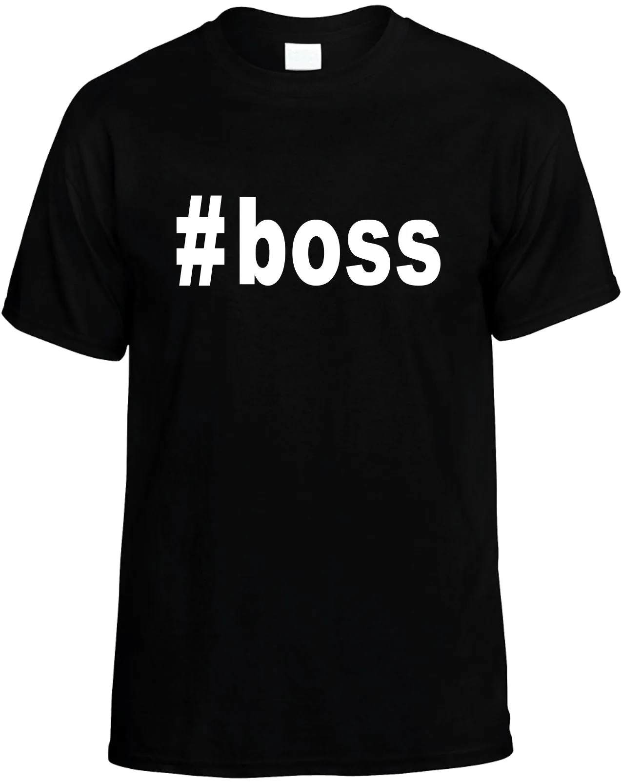 #Boss Hashtag Boss Unisex T-Shirt Novelty Graphic Tee Shirt