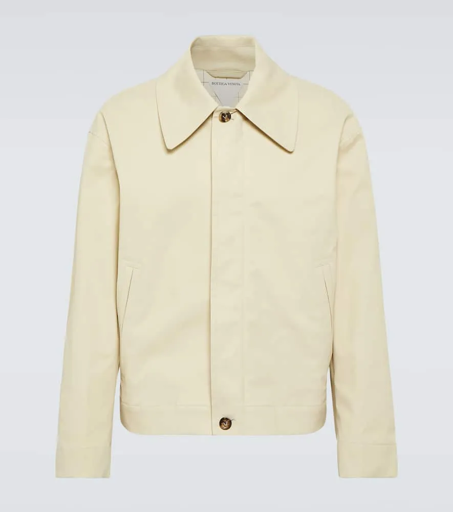 Bottega Veneta Coated cotton blouson jacket