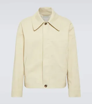 Bottega Veneta Coated cotton blouson jacket