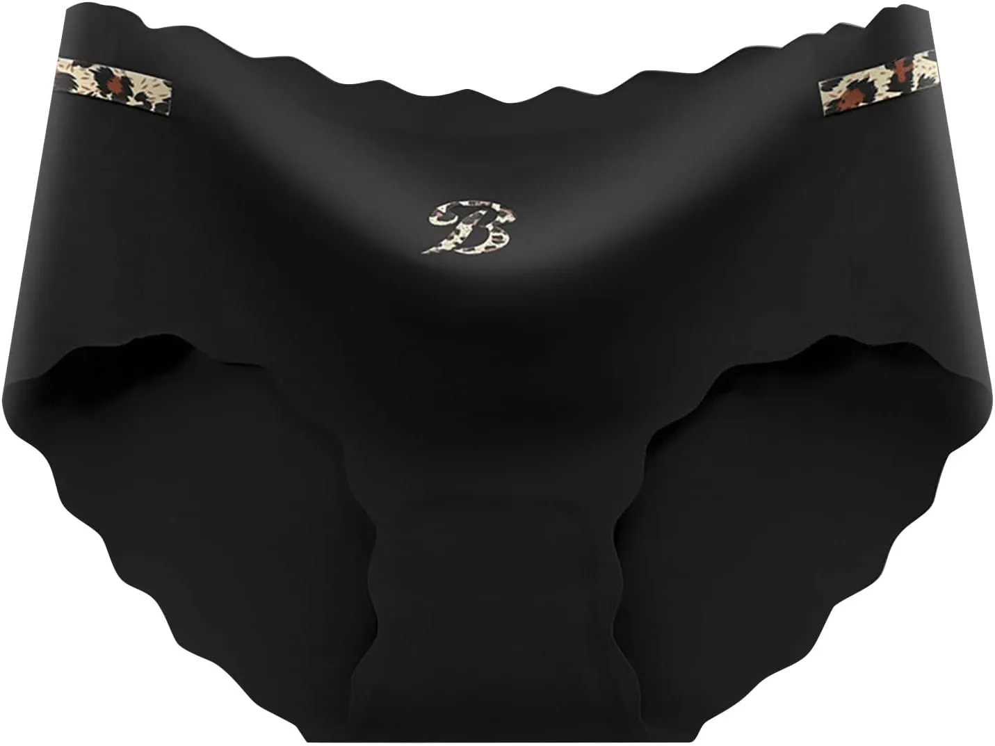 Bourund 5PCS Ultra Thin Non-Marking Ice Silk Underwear, Womens Seamless Ice Silk High Waist Breathable Soft Stretchy Panties