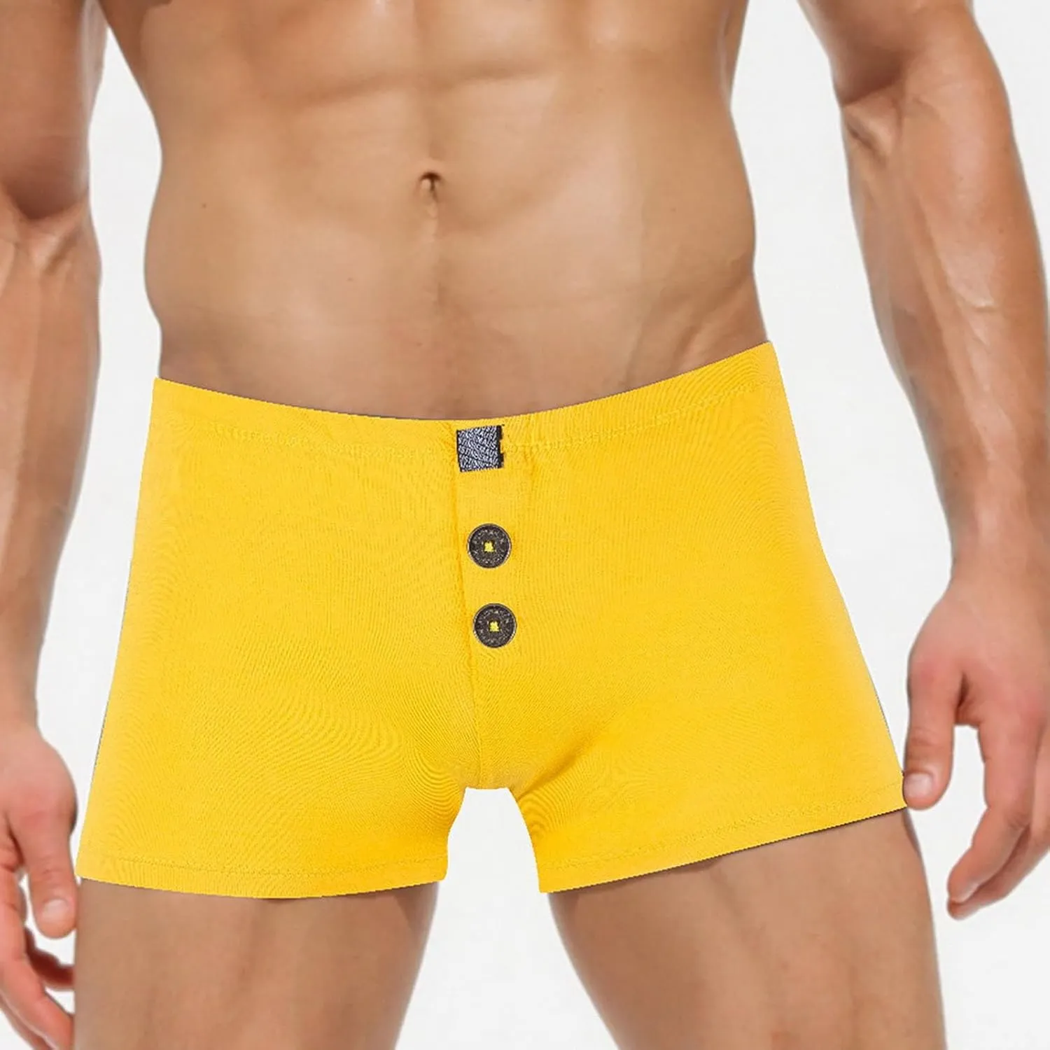 Boxer Briefs for Men Breathable High Waisted Cotton Sexy Boxer Briefs Stretch Comfortable Cool Pouch Soft Boxer Briefs
