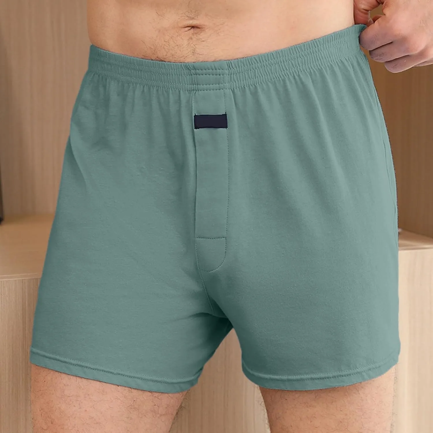 Boxers Comfortable Men's Boxer Shorts Loose Fit Soft Underwear Briefs Casual Lounge Stretchy Plus Size Pajama Pants