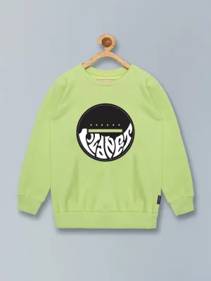 Boys Round Neck Sweatshirt With Print