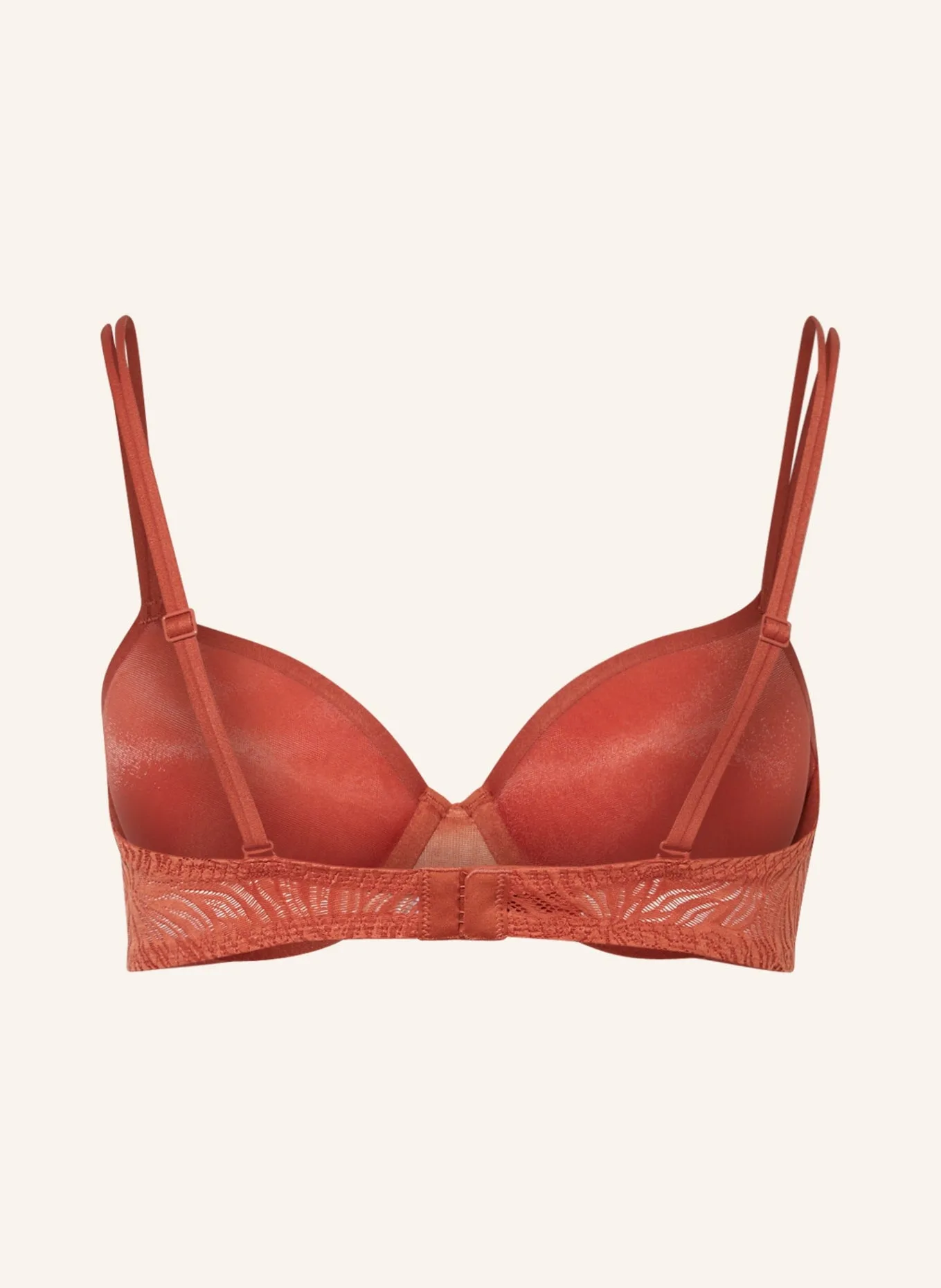 Bra Calvin Klein BH SHEER MARQUISETTE, dark orange