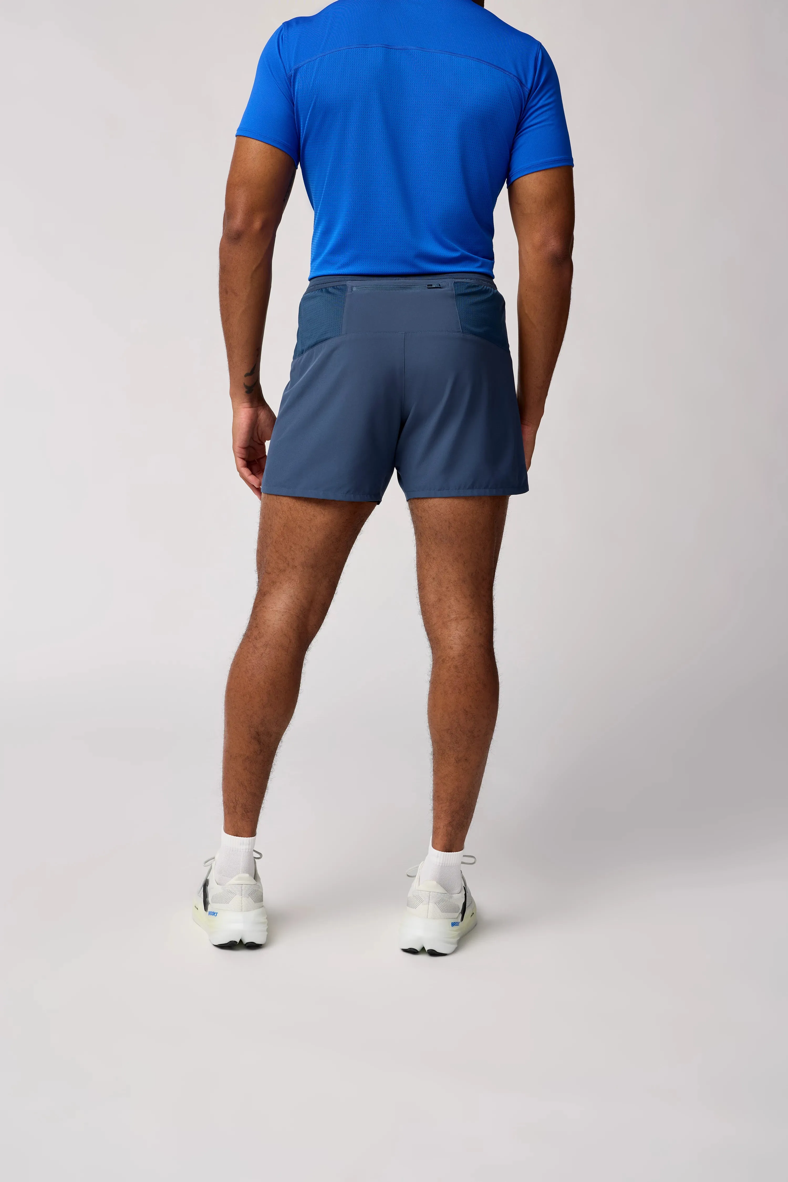 Brooks | Journey 5" Shorts | Men's | Blue Slate