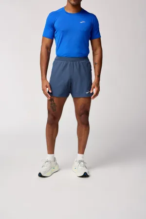 Brooks | Journey 5" Shorts | Men's | Blue Slate