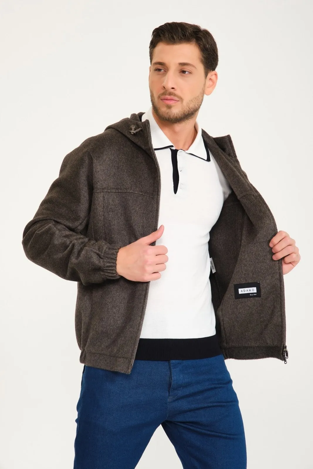 Brown Cashmere Jacket