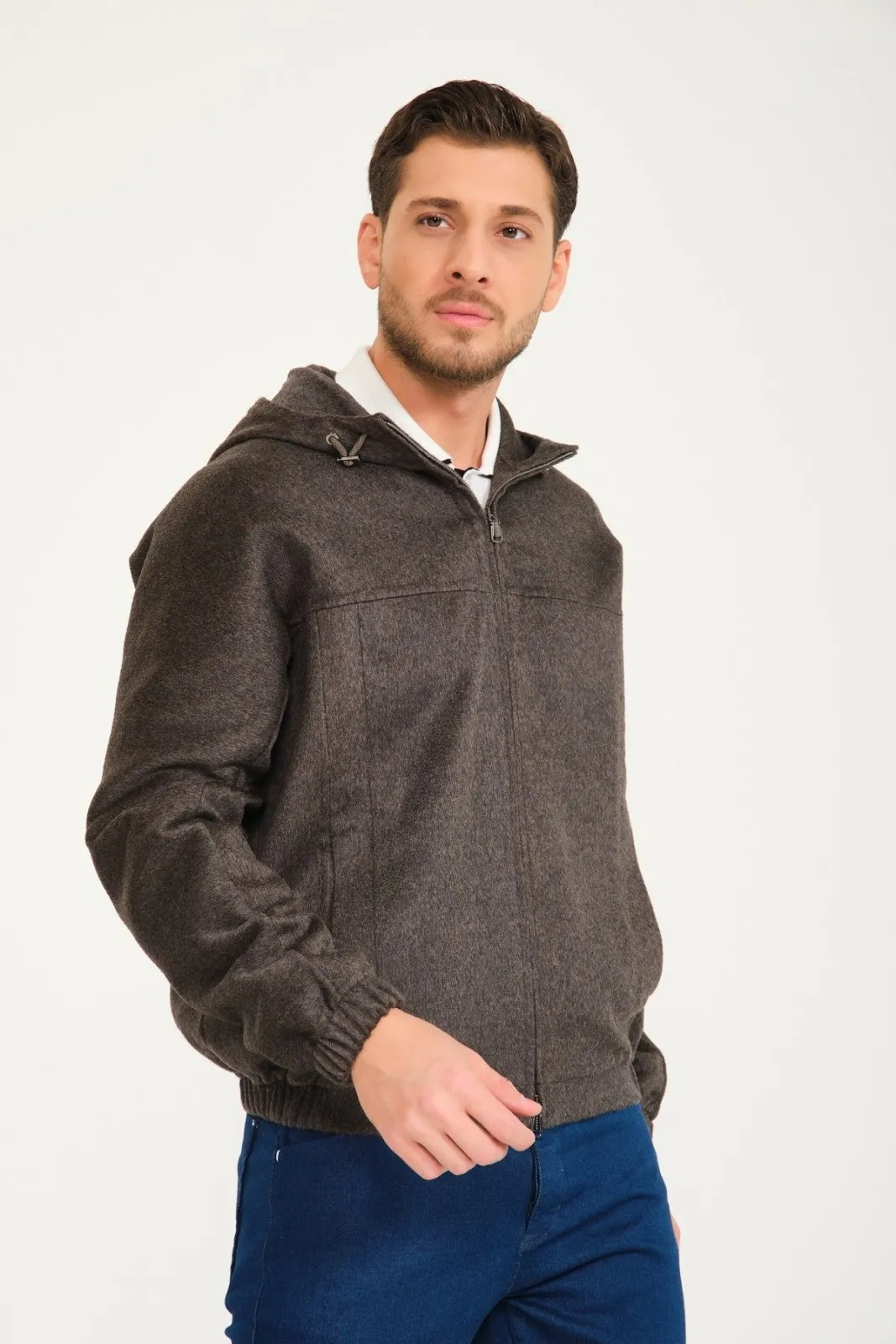 Brown Cashmere Jacket