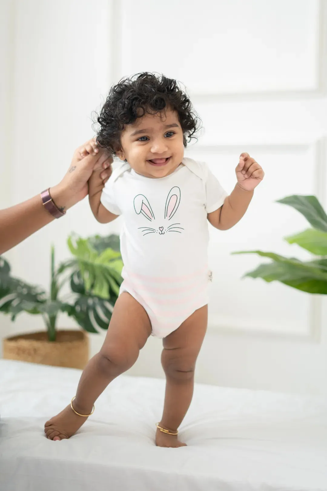 Bunny-Digital Print Baby Onesies