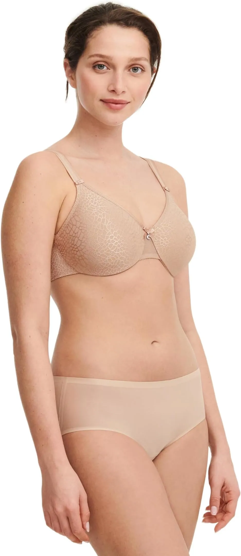 C Magnifique Chantelle Seamless Unlined Minimizer Ultra Nude