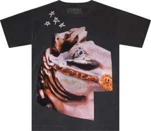 Cactus Jack by Travis Scott Astroworld Horse Head T-Shirt 'Black', Black