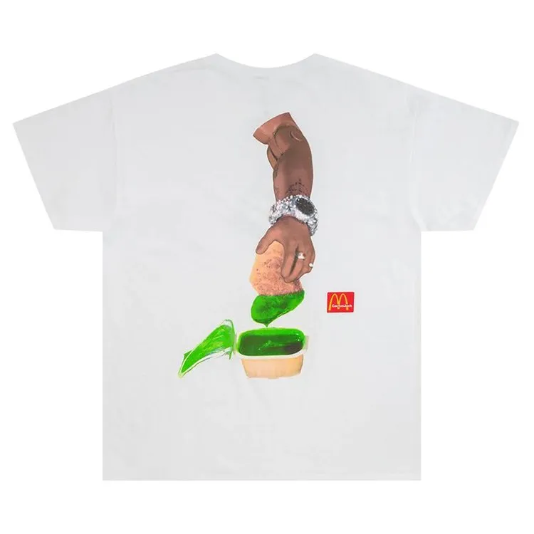 Cactus Jack by Travis Scott x McDonald's Cactus Sauce T-Shirt 'White', white