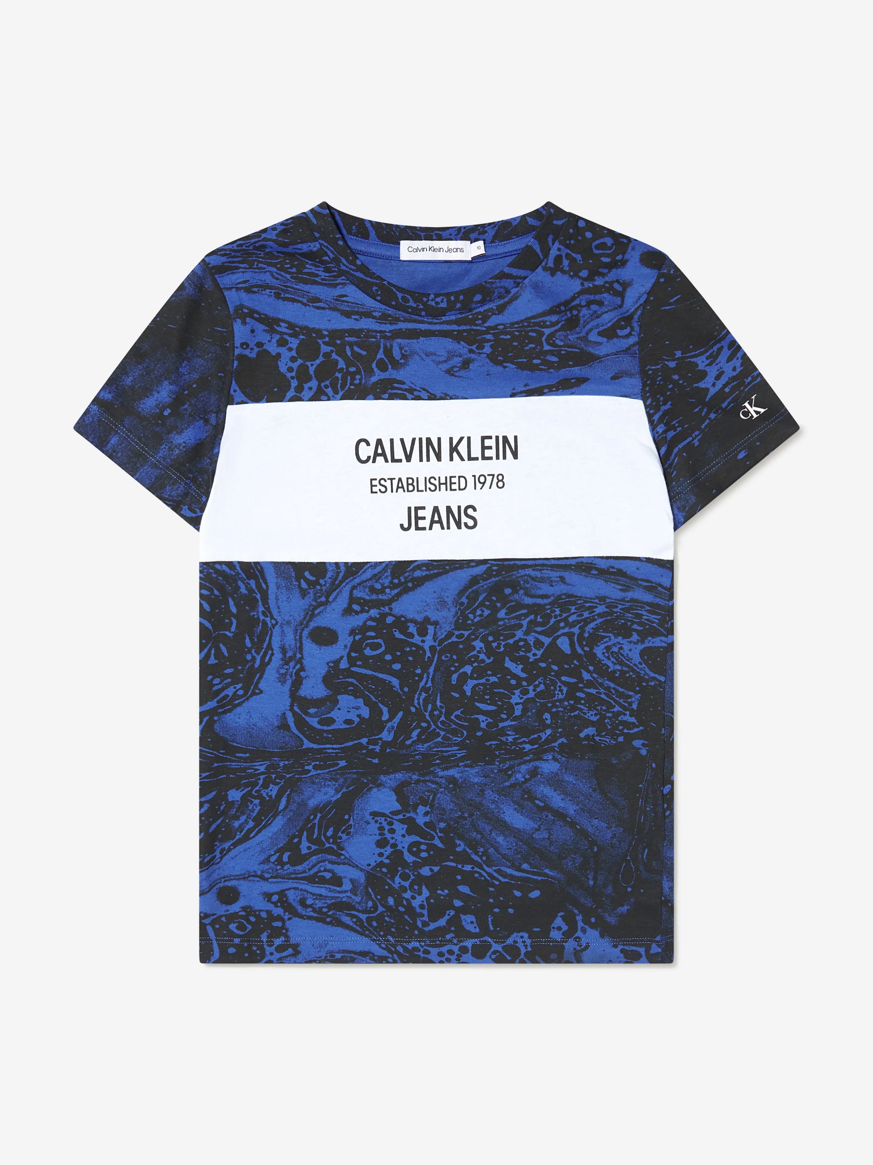 Calvin Klein Boys Liquid Print T-Shirt