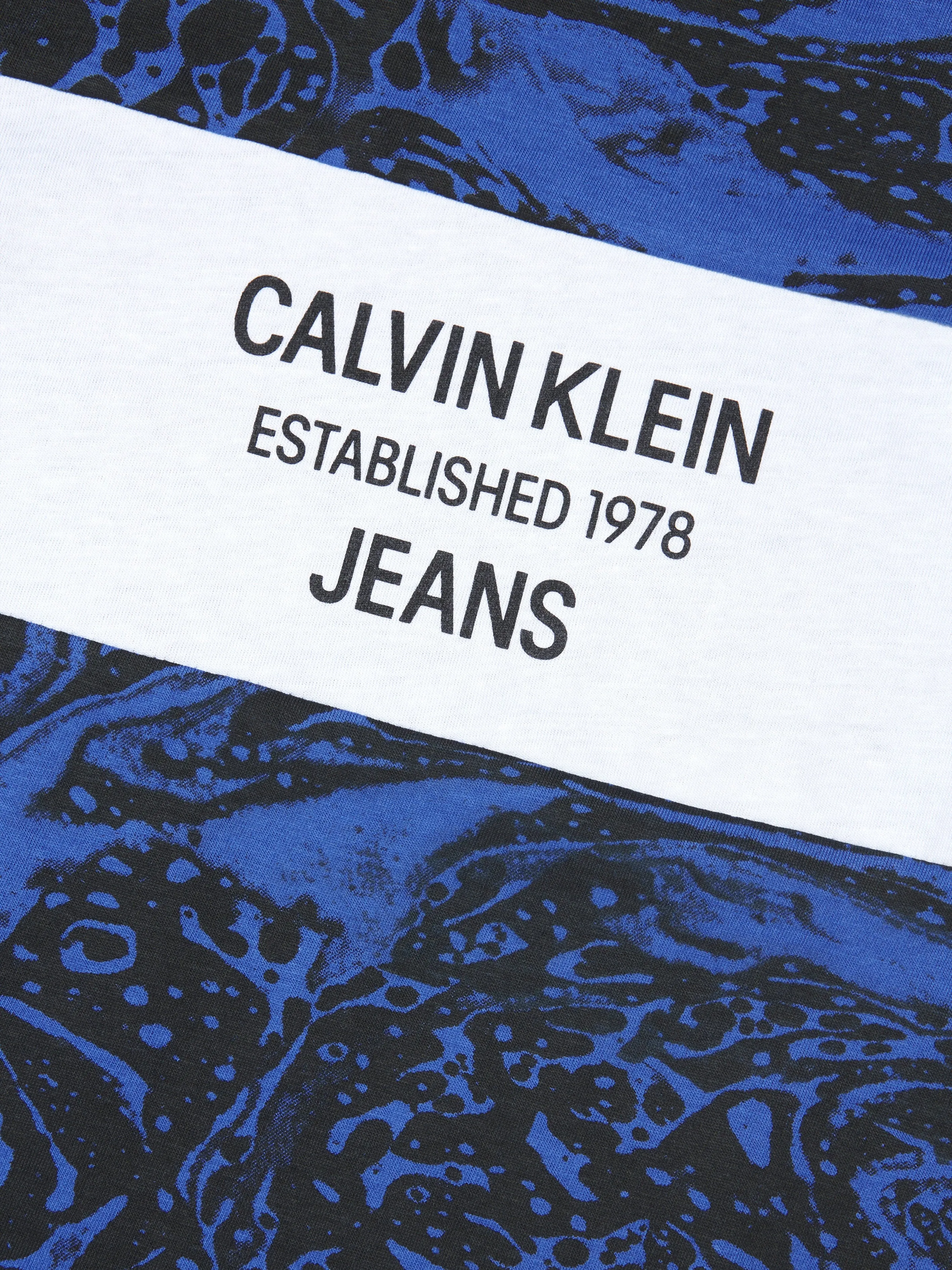 Calvin Klein Boys Liquid Print T-Shirt