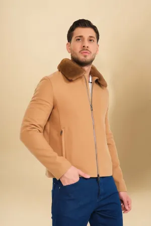 Camel Wool Jacket