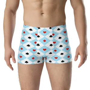 Card Deck Pattern Boxer Briefs for Men Premium Comfort Stylish Innerwear, lioness-love