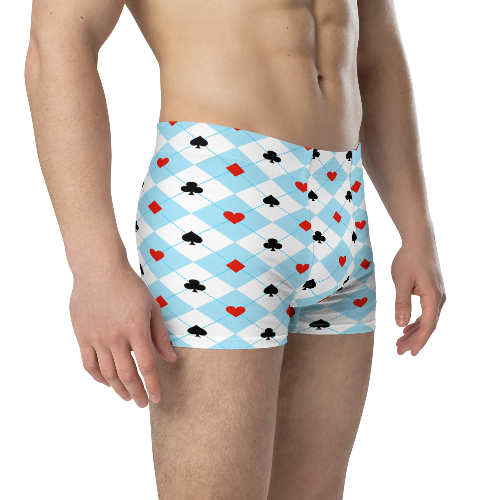 Card Deck Pattern Boxer Briefs for Men Premium Comfort Stylish Innerwear, lioness-love