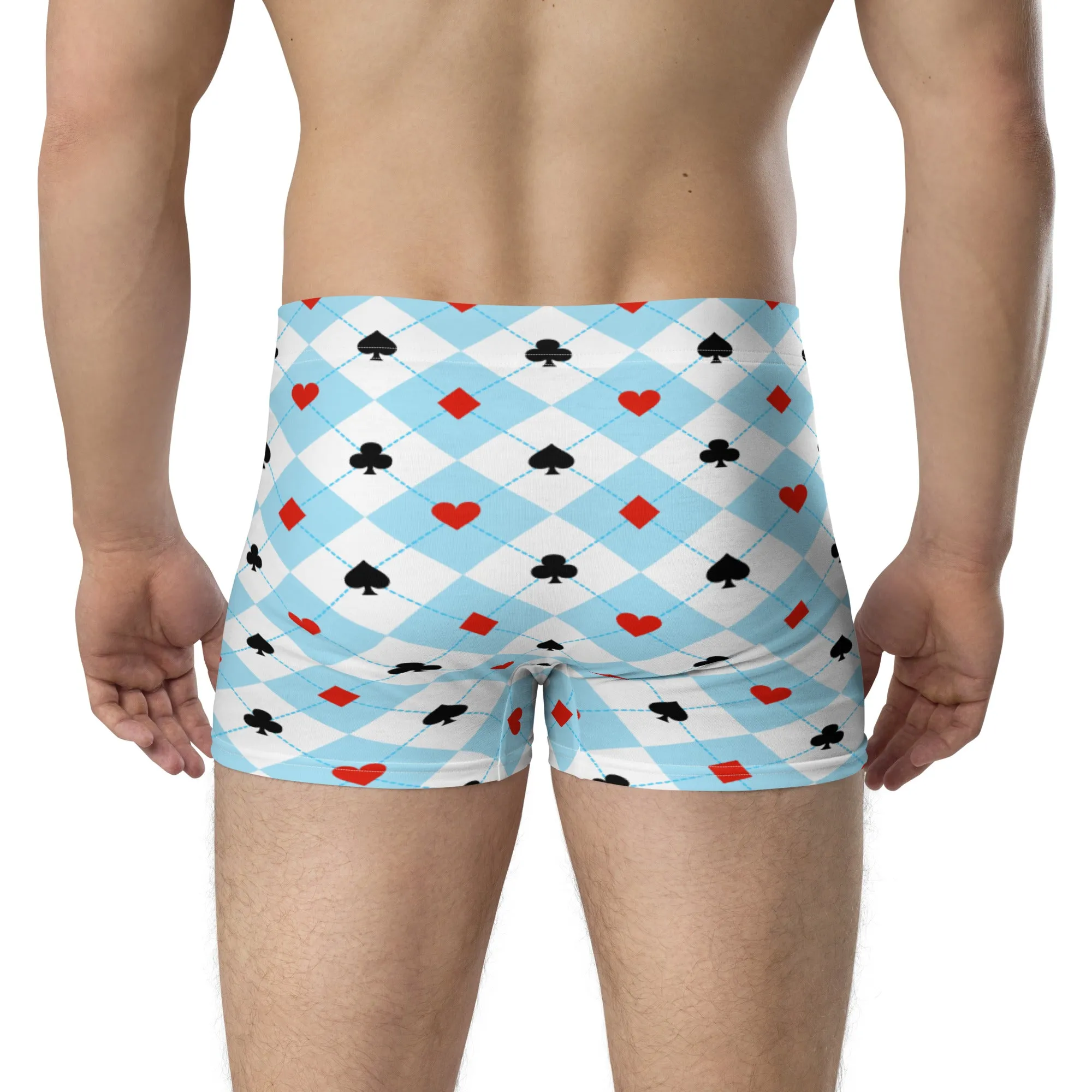 Card Deck Pattern Boxer Briefs for Men Premium Comfort Stylish Innerwear, lioness-love